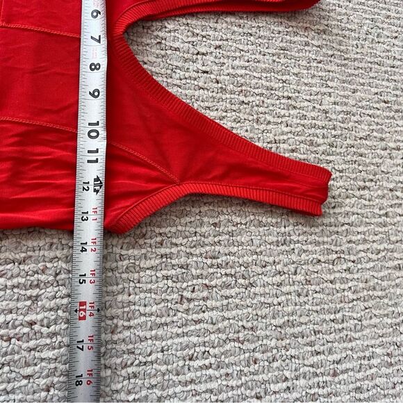 Maeve Anthropologie Abroad Orange Midi Dress Sleeveless - Picture 12 of 13